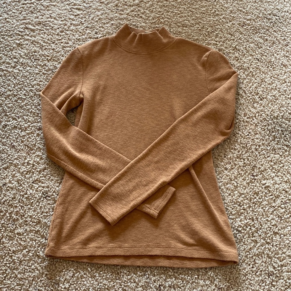 Mock turtle neck long sleeve